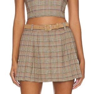 REVOLVE - L'Academie Multicolor Plaid Skirt
